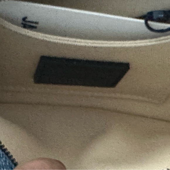 NEW JACQUEMUS LE BISOU PERLE DENIM SHOULDER BAG - Picture 6 of 12